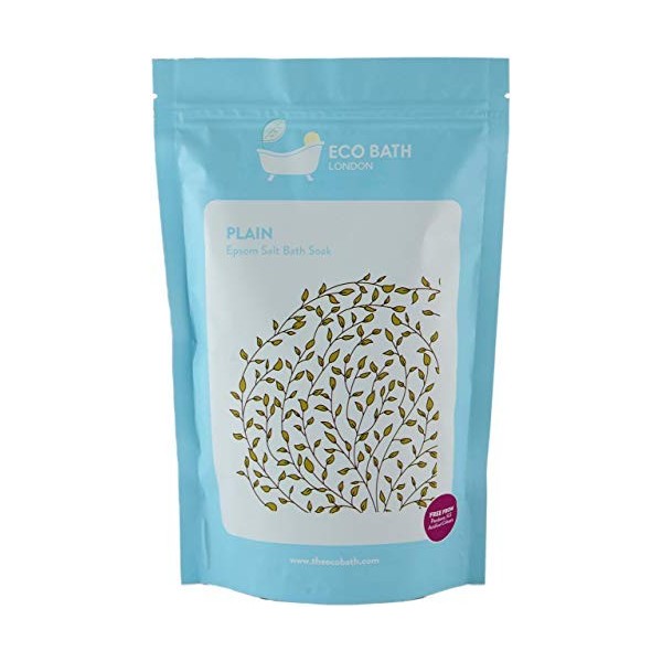 Eco Bath Plain Epsom Salt Bath Soak - Pouch 1000g