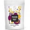 Sels de Bain Moussant Fruit de la Passion 1000g - Sels Marins Aromatisés Huile Essentielle Amandes et Pépins de Raisin et Ext