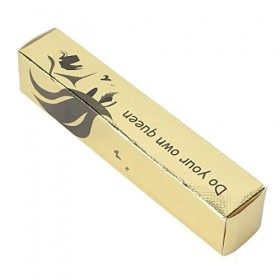 Boîte de papier de baume à lèvres, Smiple petit papier de boîtier de brillant à lèvres vide pliable pour le stockage de boute