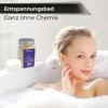Skineco Bain de lait Cleopatra - Additif de bain durable avec lavande et lait de chèvre - Additif de bain à la lavande pour p