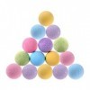 Domybest 15pcs Sels de Bain Boules Sels de Bain Aromathérapie Exfoliant Hydratant Soulagement du Stress Boule de Sel de Bain 