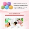 Domybest 15pcs Sels de Bain Boules Sels de Bain Aromathérapie Exfoliant Hydratant Soulagement du Stress Boule de Sel de Bain 