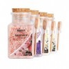 BRUBAKER Set de Sels de Bain 4 x 400 g - Parfum de Rose, Lys, Vanille et Lavande - Additif de Bain avec Extraits Naturels - B