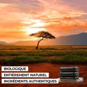 Savon Noir Africain Naturel Vegan Pour Corps Visage et Mains Détoxifiant Traitement Bouton Acne Nettoyage Visage Points Noirs