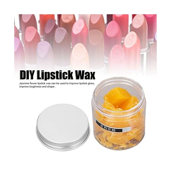 Rouge à Lèvres Faisant de la Cire, Fleur de Jasmin Rouge à Lèvres Cire Bricolage Rouge à Lèvres Matériel Naturel Rouge à Lèvr