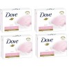 Dove Lot de 8 savons de beauté crème - rose 4 x 2 