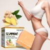 100g Savon - Savons Lymphatiques D_etox Bio - Savon amincissant à lhuile de, barre de savon de bain au curcuma, anti-gonflem