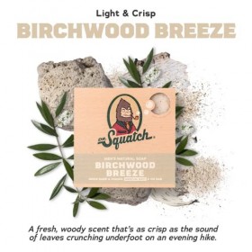 Dr. Squatch | Savon naturel pour homme, lot de 5 barres&nbsp;: Bay Rum, Birchwood Breeze, Gold Moss, Pine Tar, Wood Barrel Bourbon