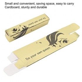 Boîte de brillant à lèvres vide, boîte de papier de baume à lèvres à la mode en papier Smiple pliable pour le stockage de bou