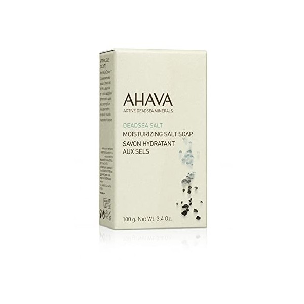 AHAVA Savon Hydratant aux Sels Minéraux, Amande, 100 g