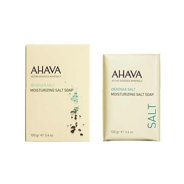 AHAVA Savon Hydratant aux Sels Minéraux, Amande, 100 g