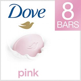 Dove Beauty Bar, Pink 4 oz, 8 Bar