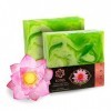 Panu Natural Savon Lotus - Savon naturel végétalien pour tous les types de peau - Pain de savon fait à la main pour le visage