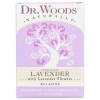 Dr. Woods Pain de savon de Castille - A base dhuiles bio - Parfum de lavande - En boîte - 149 g