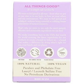 Dr. Woods Pain de savon de Castille - A base dhuiles bio - Parfum de lavande - En boîte - 149 g