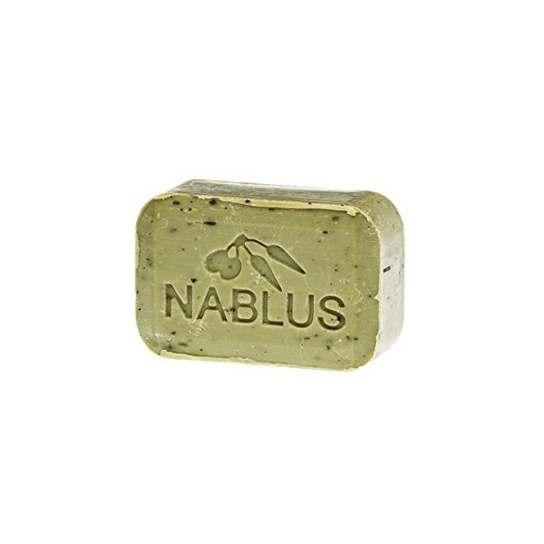 Nablus Soap - Le Savon Nablus À LHuile DOlive Sauge, idéal pour les peaux sensibles, ne contient pas dhuile de palme, hypo