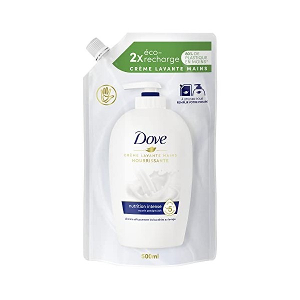 DOVE Savon Liquide Mains Original Soin des Mains Recharge 500ml