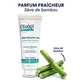 ETIAXIL - Déo-Douche - Gel Douche Transpiration Excessive - Corps - Peaux sensibles - 200 ml