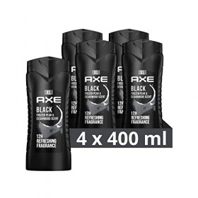 Axe Gel Douche Homme Black 12h Parfum Frais 4x400ml