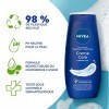 NIVEA Douche Soin Crème nourrissante 1 x 250 ml , Crème douche nettoyant corps au parfum unique de la crème, Soin hydratant 