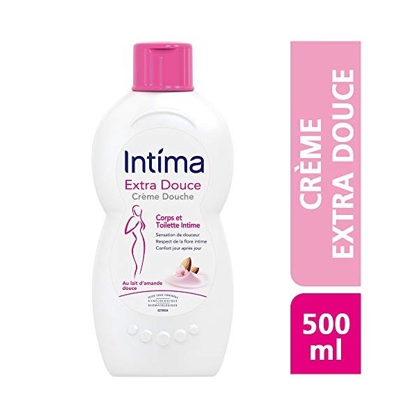 Intima Crème Douche Extra Douce au Lait dAmande - 500 ml