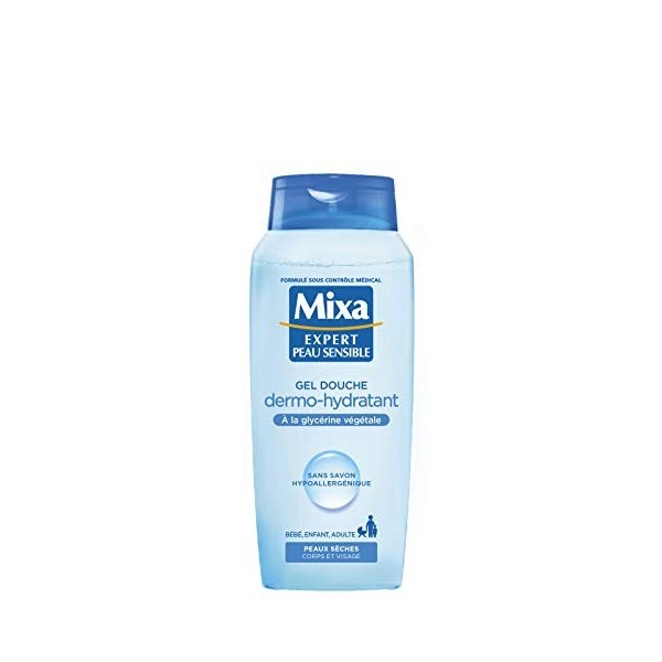 Mixa Gel-Douche Dermo-Hydratant à Glycérine Végétale, 400ml