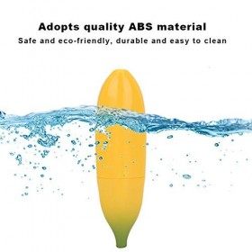 En forme de banane bricolage vide tube de rouge à lèvres baume à lèvres bouteille conteneur diamètre intérieur 12.1mm / 5 piè