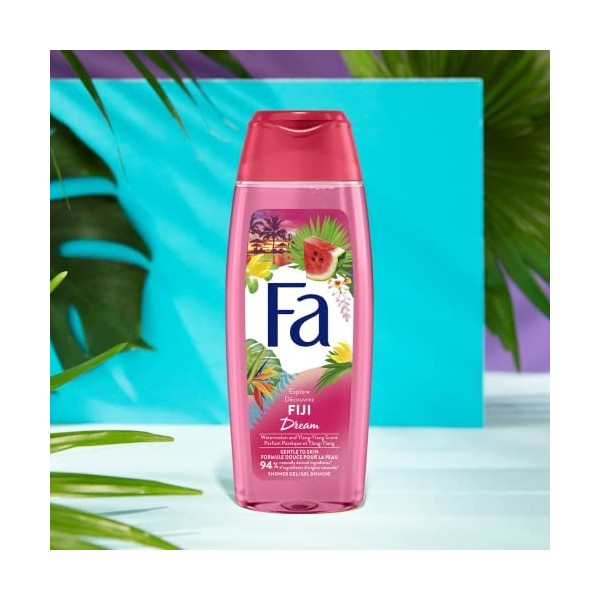 Fa - Gel Douche Corps Revitalisant - Island Vibes - Fiji Dream - Formule de pH neutre pour la peau - Testé sous contrôle derm