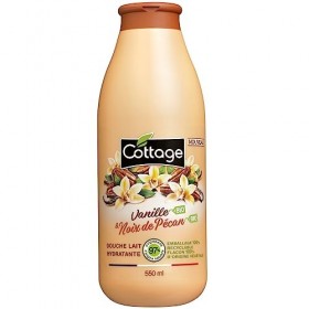 Cottage Douche Lait Hydratante – Vanille Bio & Noix de Pécan, Bio, 550ml