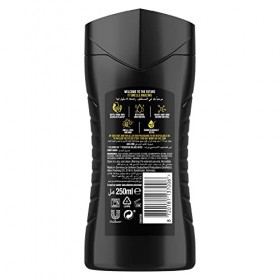Axe Dark Temptation Gel Douche Homme, Fraîcheur & Propreté, Parfum Unique au Chocolat Noir, 250ml