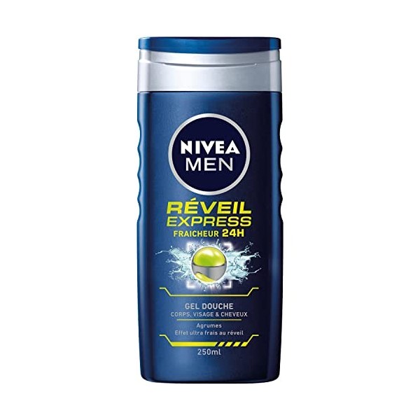 Nivea Men Gel Douche Réveil Express 3en1 – 1x250ml