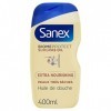 Sanex - Huile de Douche Mixte - BiomeProtect Surgras Extra-Nourishing - Respectueuse du Microbiome Cutané - Le Flacon de 400 