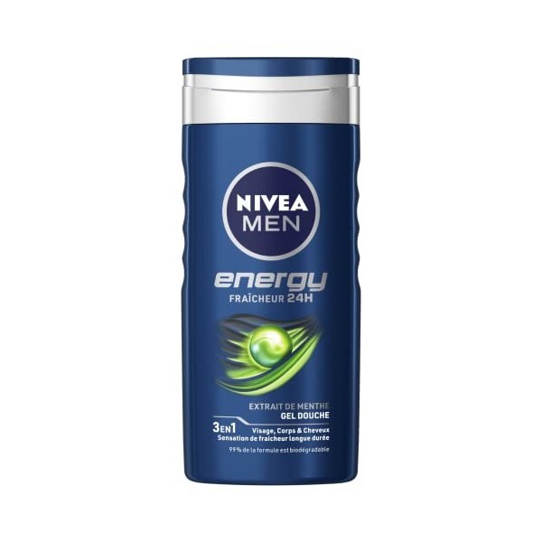 Nivea Men Gel Douche 3en1 Energy 250 ml