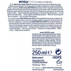 Nivea Intimo Natural Lotion - 250 ml