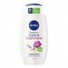 NIVEA Care & Cachemire Gel douche 250 ml , gel douche parfumé sensuel avec mousse douce veloutée, douche crème riche à lhui