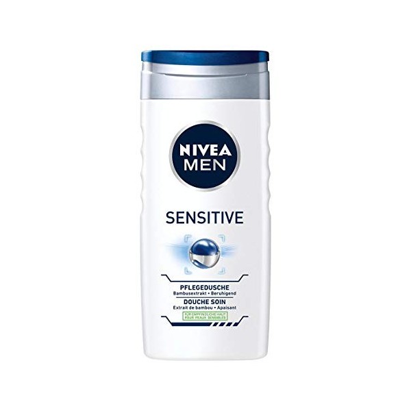 Nivea Gel Douche Sensitive pour Hommes 250 ml - Lot de 6 6 x 250 ml 