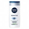 Nivea Gel Douche Sensitive pour Hommes 250 ml - Lot de 6 6 x 250 ml 