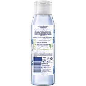 Nivea Gel douche Natural Balance avec parfum fleur de coton et huile dargan bio 300 ml , douche de soin sans parfum allergè