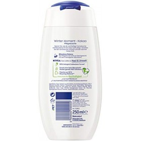 NIVEA Douche de soin hivernale au cacao 250 ml , gel douche dhiver au parfum chaud de cacao, crème de douche à lhuile de m