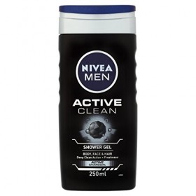 Nivea Hommes Actifs Douche Propre Gel 250Ml - Lot De 6