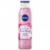 Nivea Fresh Blends – Gel douche parfumé à la framboise 300 ml , gel douche fruité pour femme, gel douche végétalien avec lai