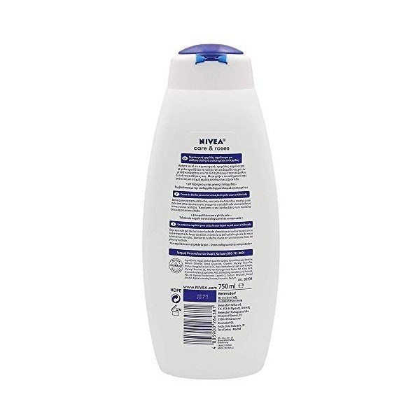 NIVEA GEL 750ML CARE & ROSES