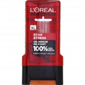 LOréal Men Expert Stop Stress Gel Douche 300 ml - Lot de 3
