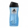 Adidas - Gel Douche Fonctionnel 3 en 1 pour Homme After Sport - Hydratant - Shampoing - Multi-bénéfices - 250ml