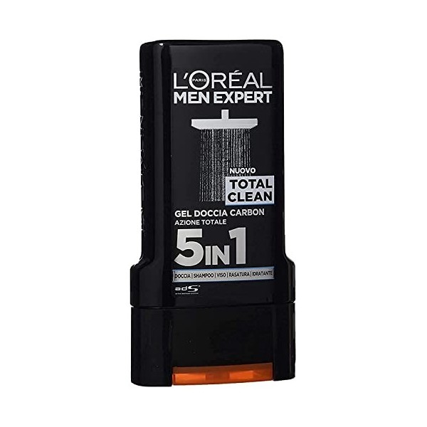 LOréal Paris Men Expert Gel Douche, 300 ml Total Clean