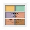 NYX Professional Makeup Palette 3C Correctrice, Anti-cernes et Contour, Texture Crémeuse, 6 Teintes Anti-cernes / Correcteurs