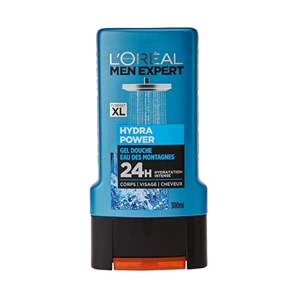 LOréal Men Expert Hydra Power Hydratation Intense Gel Douche pour Homme 300 ml