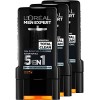 LOréal Men Expert Total Clean Gel Douche 5 en 1 pour Homme 300 ml - Lot de 3