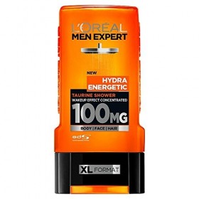 LOREAL Men Shower Gel Hydra Energetic 300 ml 1 Unité
