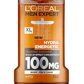 LOREAL Men Shower Gel Hydra Energetic 300 ml 1 Unité